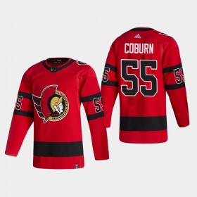 Dresovi Ottawa Senators Braydon Coburn 55 2020-21 Reverse Retro Authentic - Muške